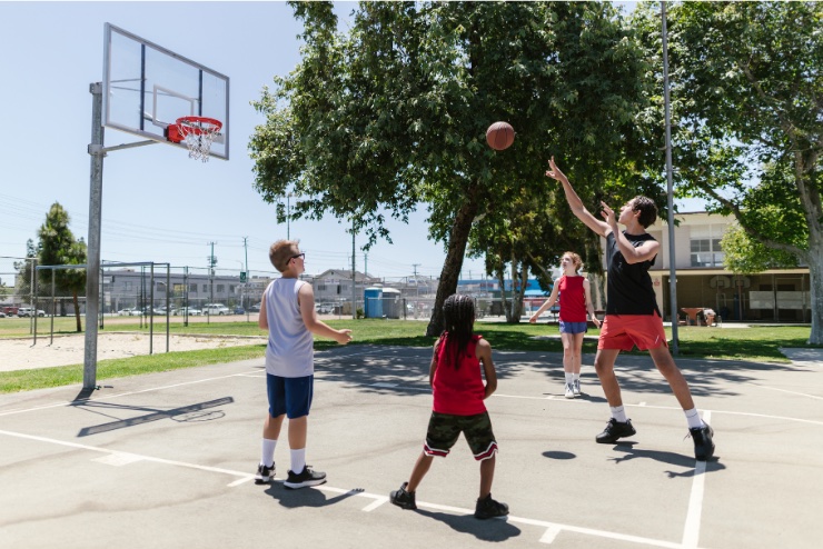 manfaat bermain basket