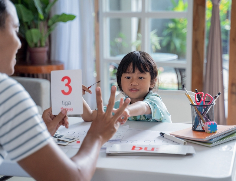 mainan anak berkebutuhan khusus flash card