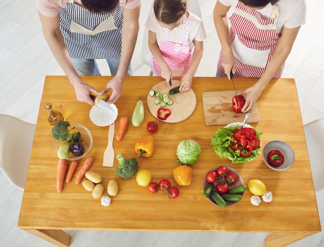 memasak bersama anak